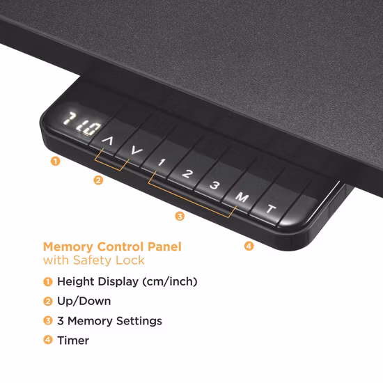 10% de desconto! Mesa ajustável em altura elétrica ergonômica/mesa para laptop com CE UL