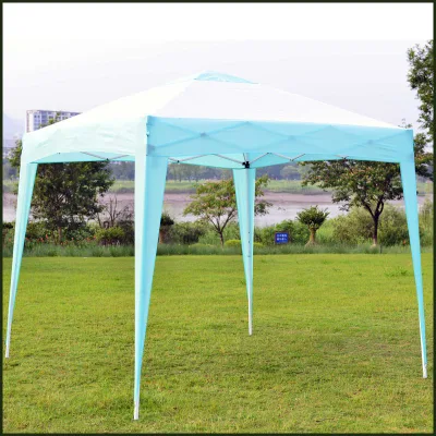 Tenda de dossel pequena hexagonal 8X8, barraca pop-up de metal barato